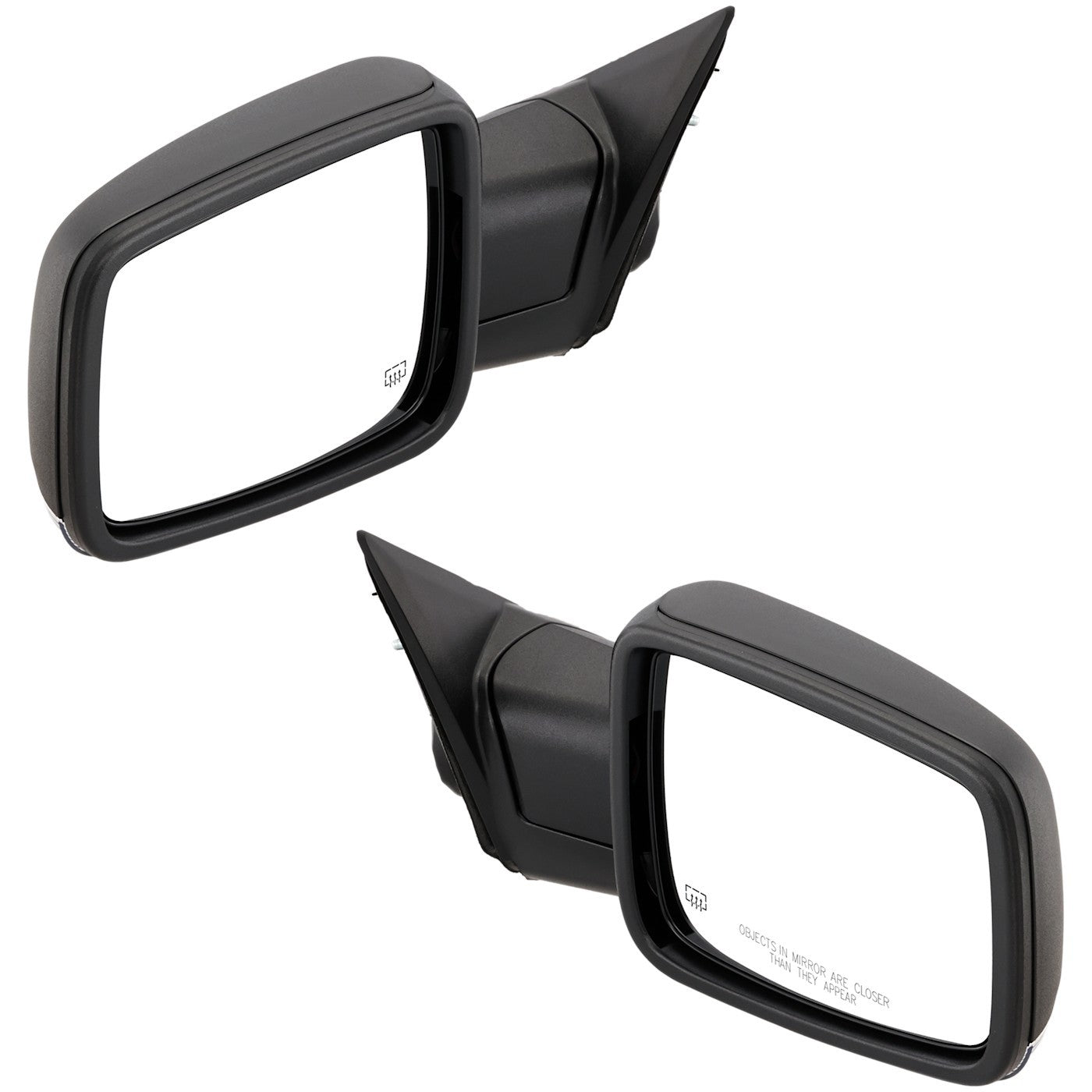 Mirrors Set For 2014-2018 Ram 1500 Power Fold Power Adjust Heated Puddle Light