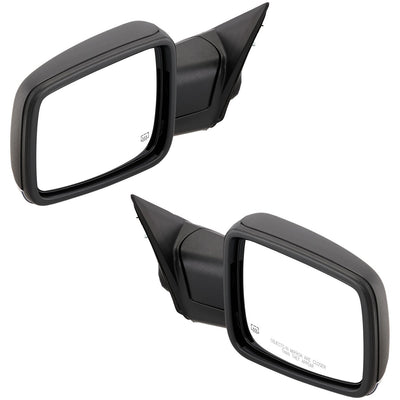 Mirrors Set For 2014-2018 Ram 1500 Power Fold Power Adjust Heated Puddle Light