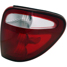 Halogen Tail Light Set For 2001-2003 Dodge Grand Caravan Clear & Red Lens 2Pcs