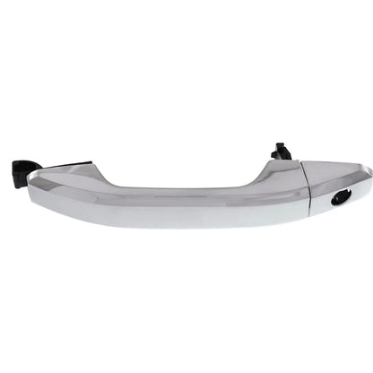 Exterior Door Handle Set of 4 For 14-18 Chevrolet Silverado 1500 Chrome Plastic