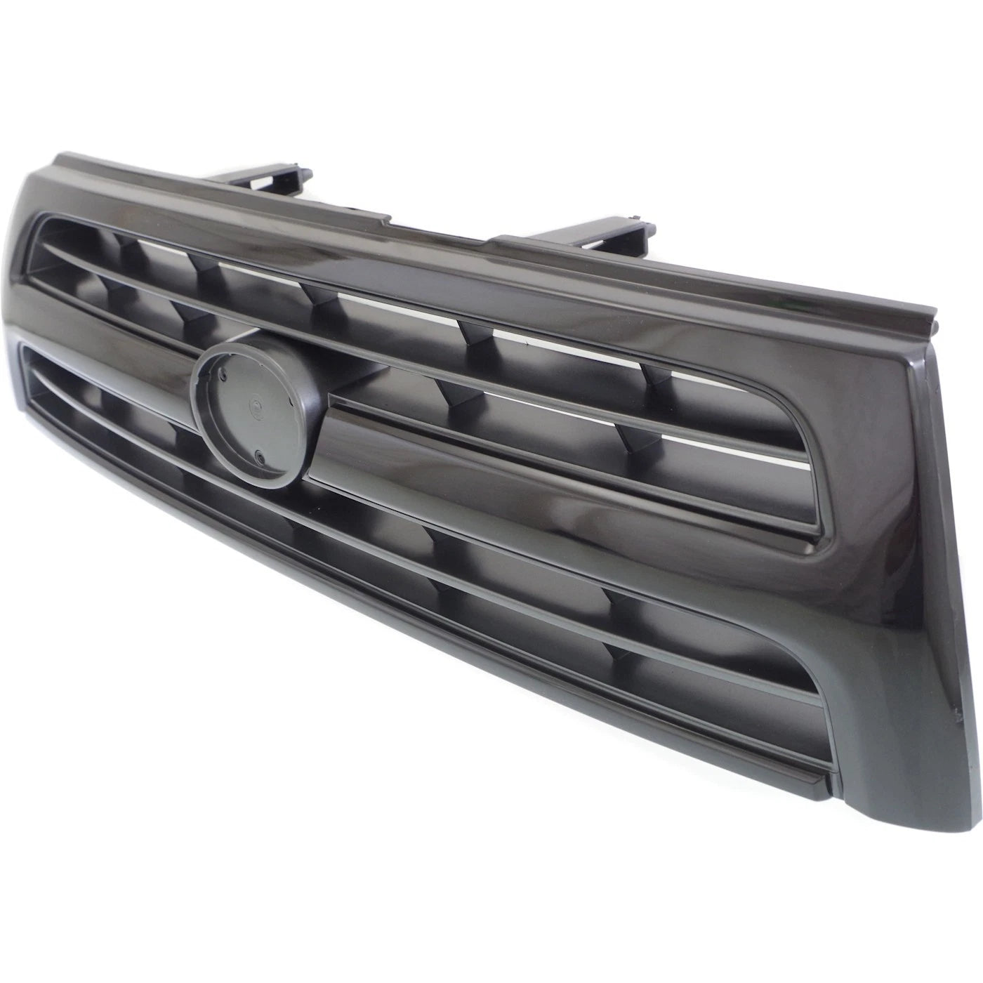 Grille For 99-2000 Toyota 4Runner Black Shell w/ Silver Insert Plastic