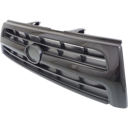 Grille For 99-2000 Toyota 4Runner Black Shell w/ Silver Insert Plastic