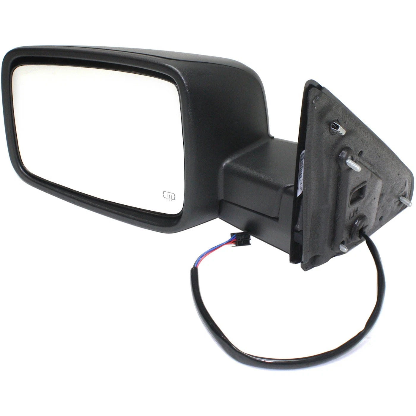 Mirror For 2014-18 Ram 1500 13-18 Ram 2500 Textured Black Power Glass Left Side