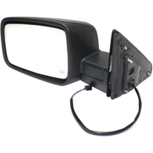 Mirror For 2014-18 Ram 1500 13-18 Ram 2500 Textured Black Power Glass Left Side