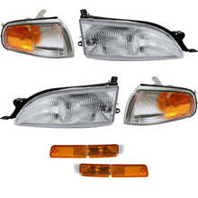 Headlights Corner Lights Turn Signal Lights Kit For 95-96 Toyota Camry USA Model