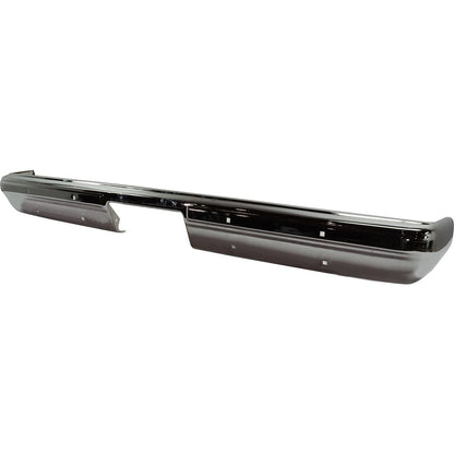 1-Piece Rear Bumper For Chevrolet C10 1983-1986 Fleetside Bright