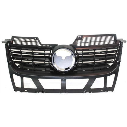 Bumper Cover Kit For 05-10 Volkswagen Jetta with Fog Light Cover Grille Front