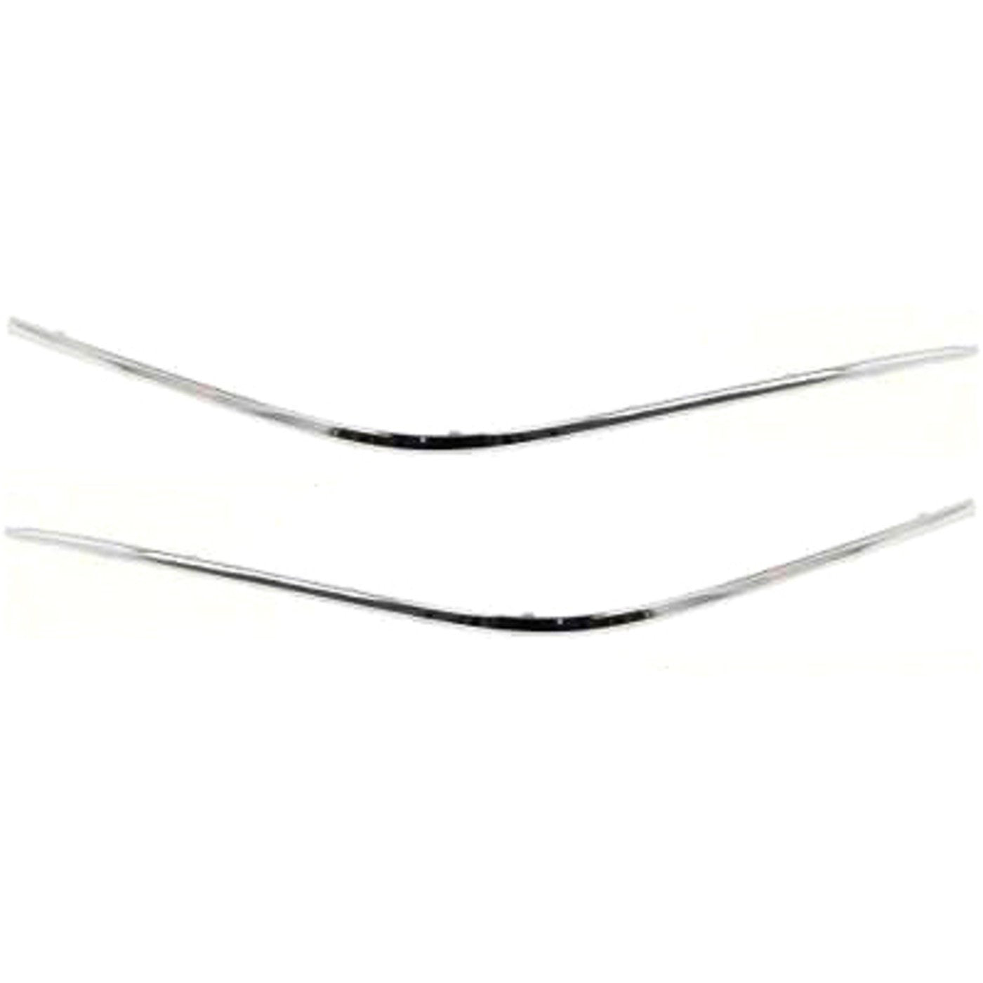 Bumper Trim For 2000-2002 Mercedes Benz E320 E430 E55 AMG Front RH and LH Set