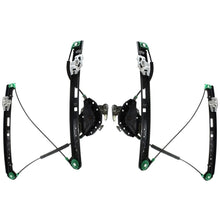 Power Window Regulator Set For 2001-05 BMW 325i Front Left and Right Sedan Wagon