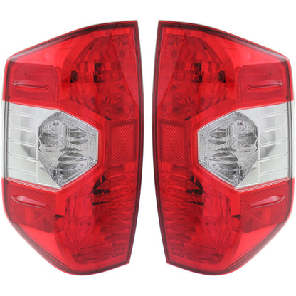 2Pc Tail Light Set For 2014-2021 Toyota Tundra With Bulbs Left & Right Tail Lamp