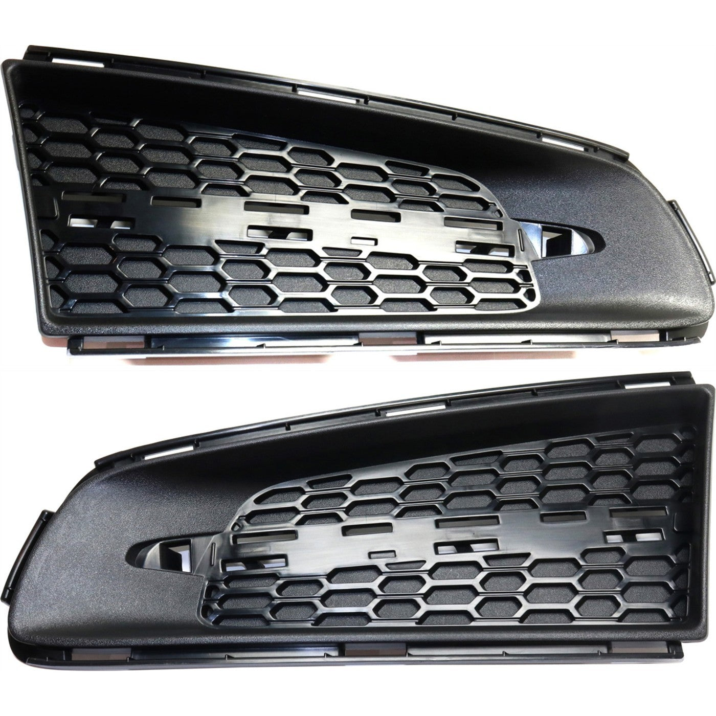 Fog Light Trim For 2013-2014 Cadillac ATS Set of 2 LH and RH Outer Cover Grille