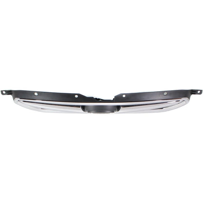 Grille For 2010-2012 Subaru Legacy Chrome Shell w/ Black Insert Plastic