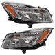 Driver and Passenger Side Headlight For Buick Regal 2011-2013 Halogen with Bulbs