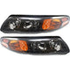 Headlight Assembly Set For 2000-2004 Pontiac Bonneville Left and Right With Bulb
