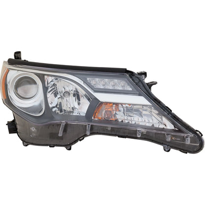 Headlight Set For 2013 2014 2015 Toyota RAV4 Left and Right With Bulb 2Pc