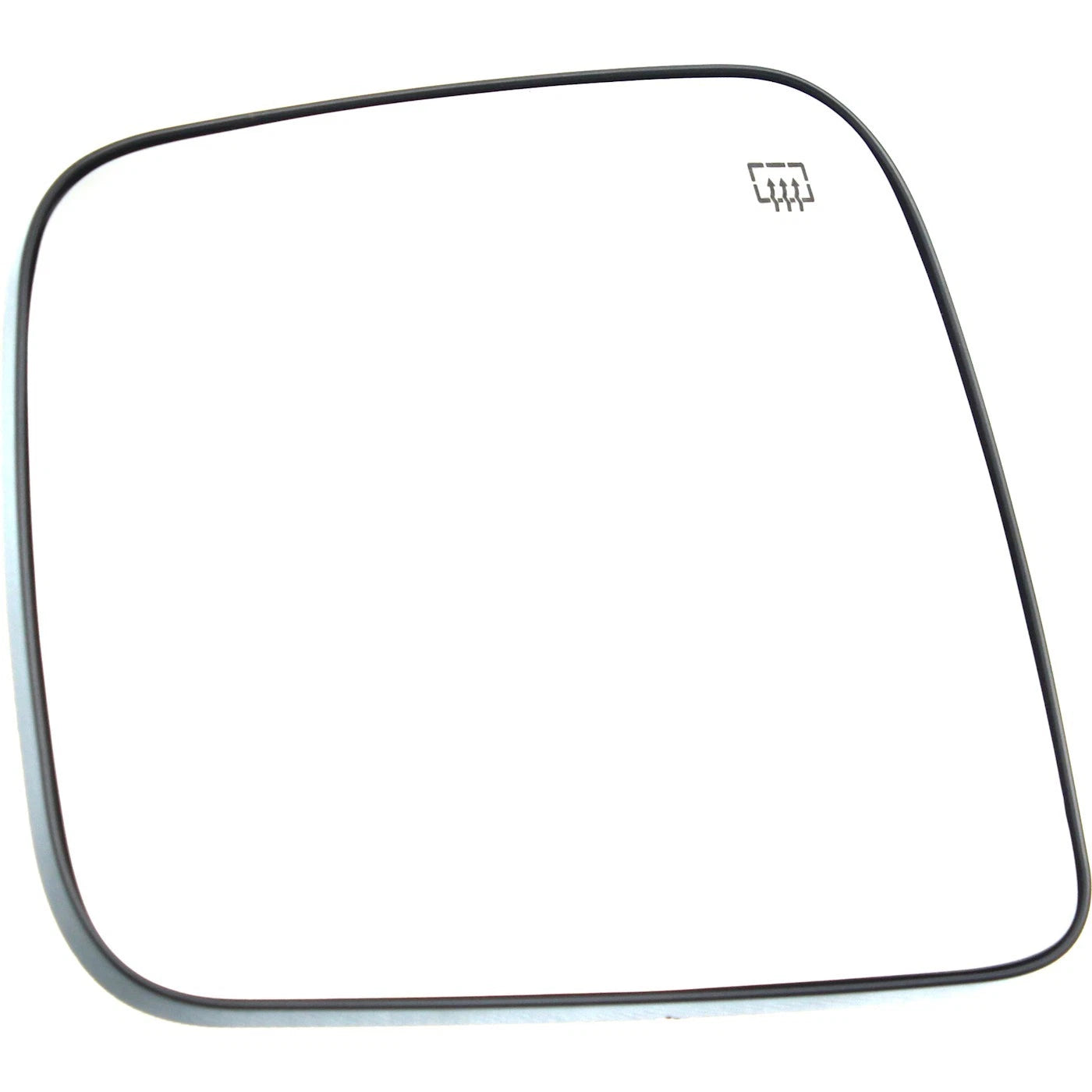 Mirror Glass For 2011-2022 Jeep Grand Cherokee Heated Flat Left - backing plate