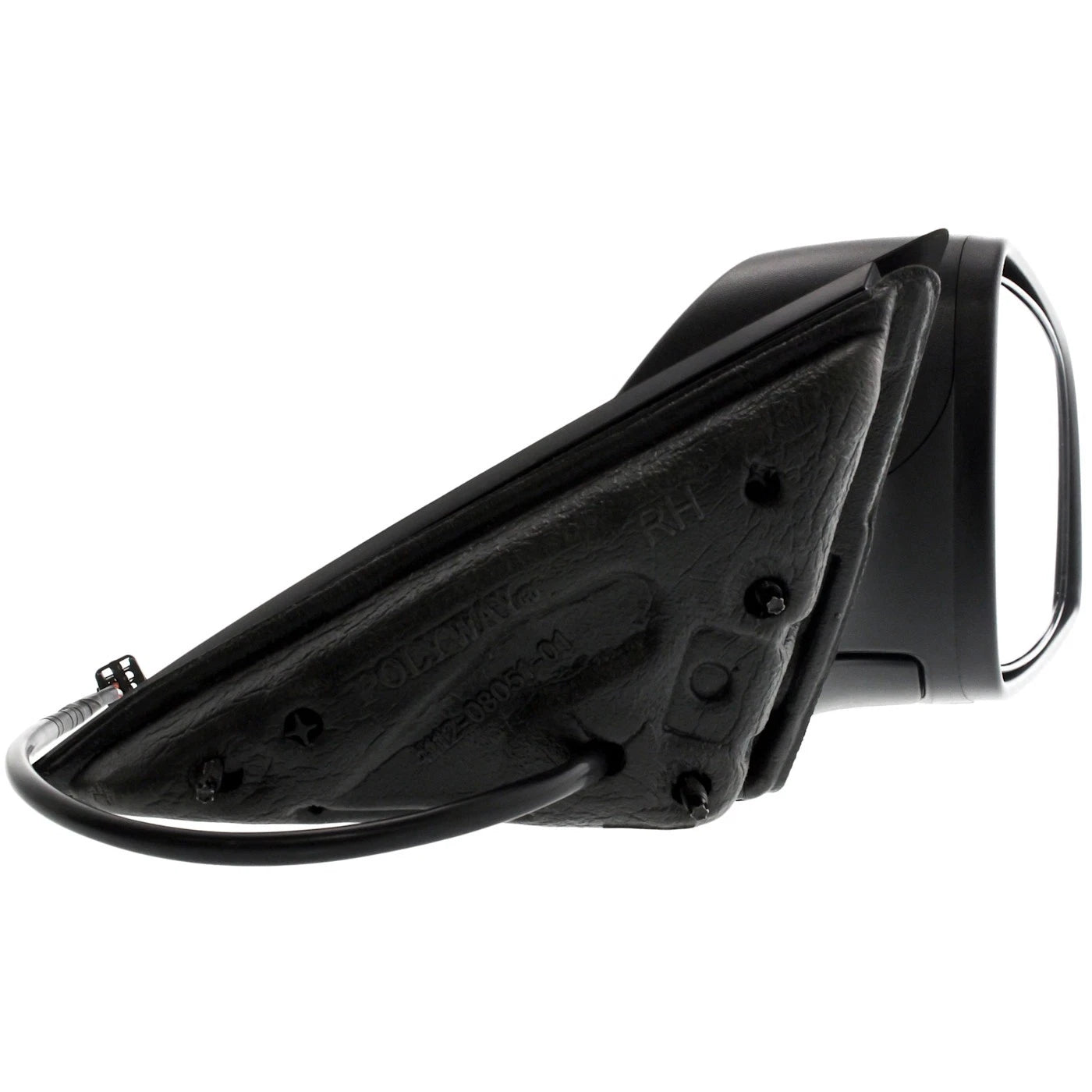 Power Mirror For 2008-2012 Chevrolet Malibu Right Manual Folding Textured Black