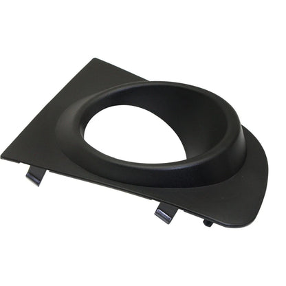 Fog Light Trim Set For 2007-2012 Nissan Sentra Left & Right Textured Black 2Pc