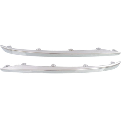Bumper Trim For 2015 Acura TLX Set of 2 Front Left & Right Side