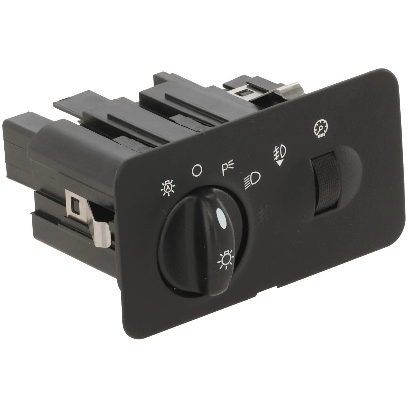 Headlight Switch For 2002-2004 Ford F-250 Super Duty Black Rectangular Shape