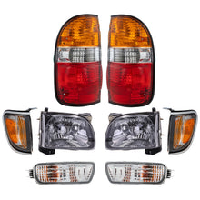 Tail Light Kit For 2001-2004 Toyota Tacoma Driver and Passenger Side with bulbs