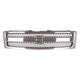 Grille For 2007-2013 Chevrolet Silverado 1500 Chrome Shell w/ Black Insert