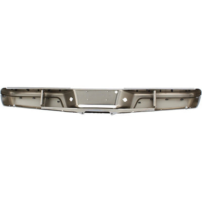 Step Bumper For Dodge Dakota 1997-2004 Rear Bright w/ Gray Pad
