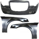 Front Bumper Cover and Fenders Kit For 2005-2010 Chrysler 300 Primed 3pc
