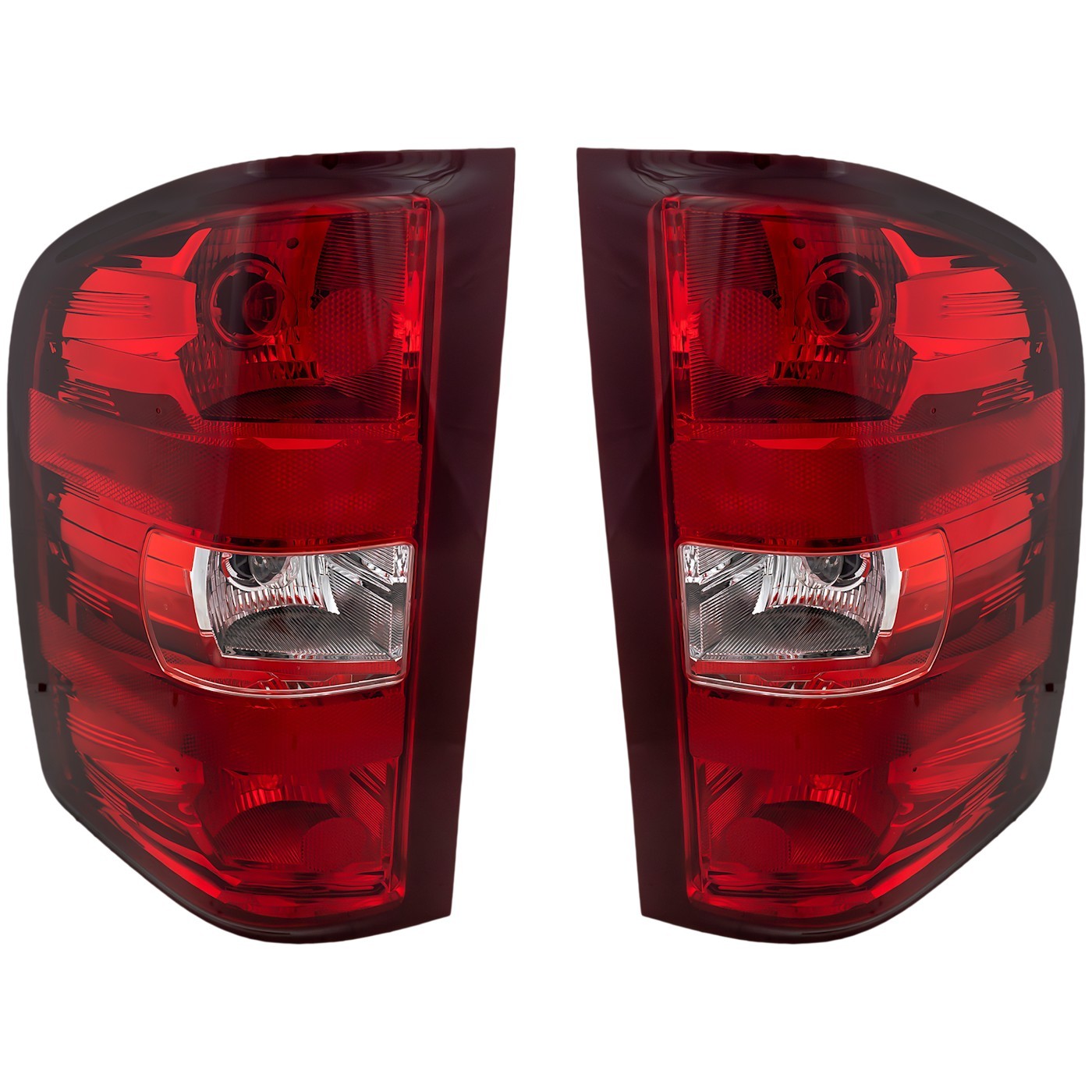 Tail Light Set for Chevrolet Silverado 1500 2007-2013 Halogen w bulbs 1st Design