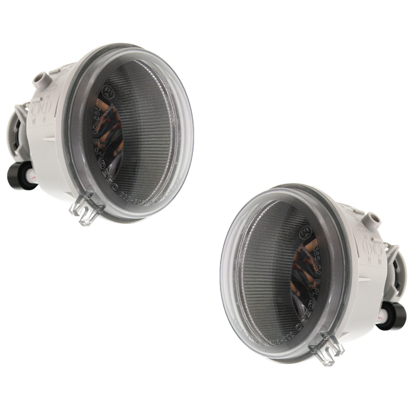 Set of 2 Clear Lens Fog Light For 2005-07 Jeep Liberty LH & RH CAPA w/ Bulbs