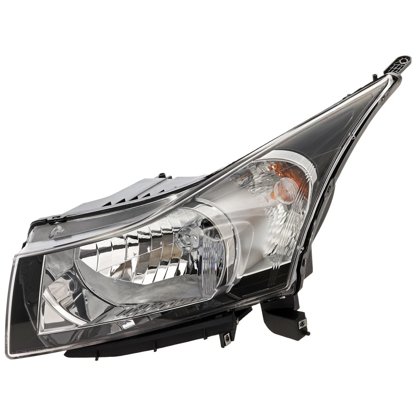 Halogen Headlight Set For 2011-2016 Chevrolet Cruze 2nd Design w/Bulbs Pair