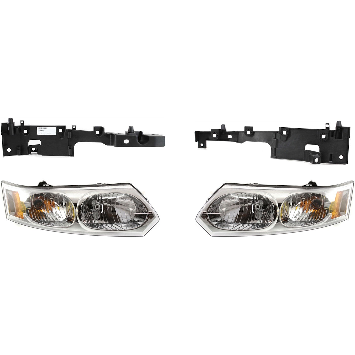 Headlight Kit For 2003-2007 Saturn Ion Sedan Headlight Bracket Left and Right