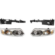 Headlight Kit For 2003-2007 Saturn Ion Sedan Headlight Bracket Left and Right