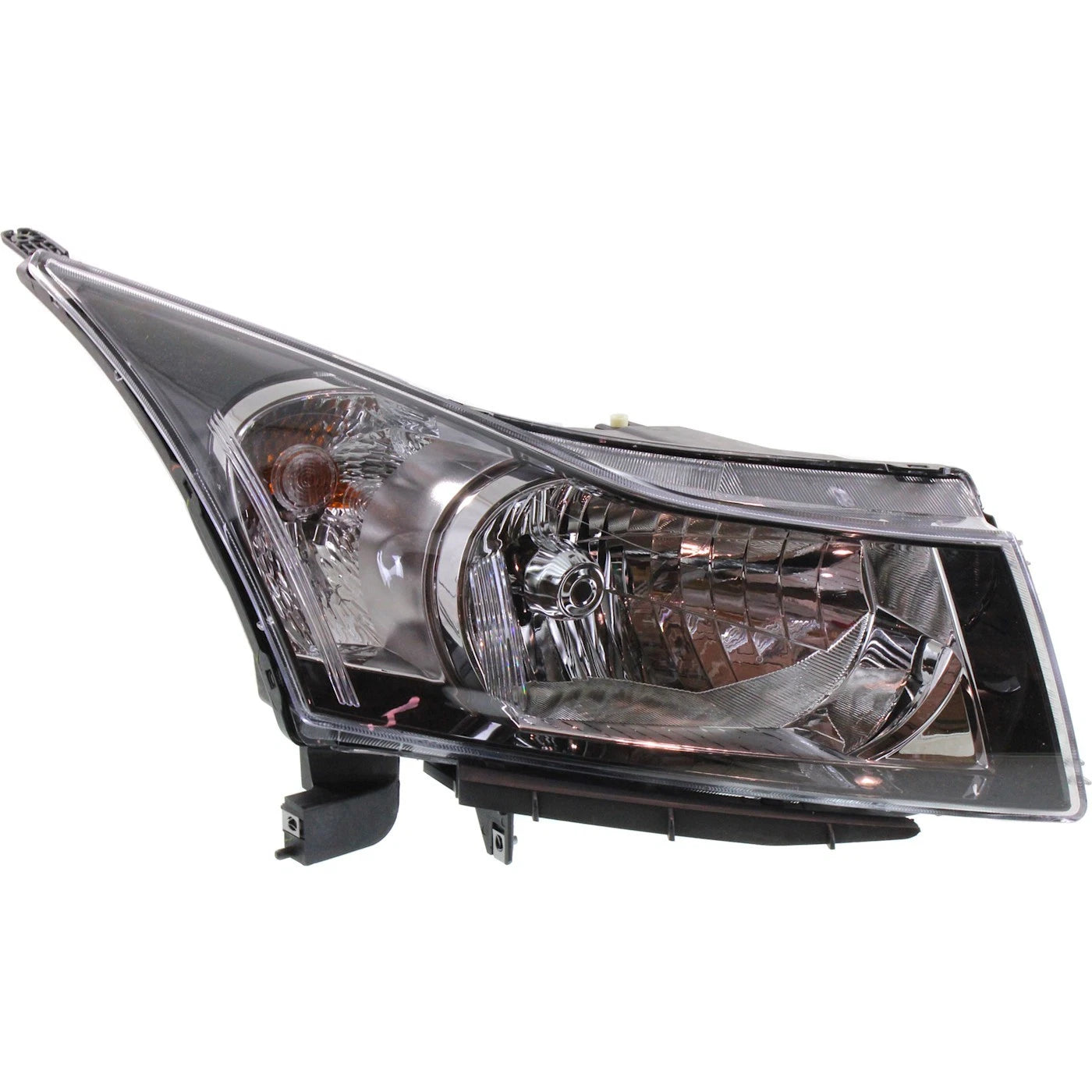 Halogen Headlight Set For 2011-2016 Chevrolet Cruze 2nd Design w/Bulbs Pair