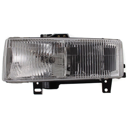 Halogen Headlight Set For 1996-2002 Chevrolet Express 3500 w/ Bulb(s) Pair