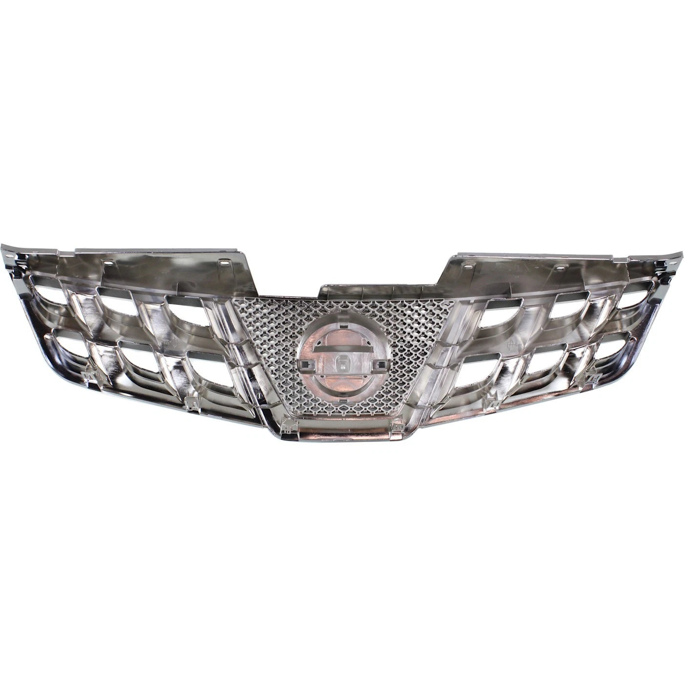 Grille For 2011-2013 Nissan Rogue 2014-15 Rogue Select Chrome Shell Black Insert