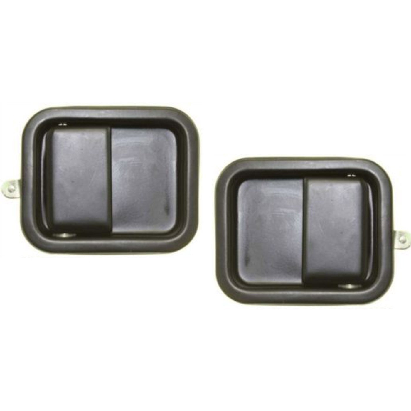 Metal Door Handles Outside Exterior Front LH & RH Pair Set for Jeep Wrangler
