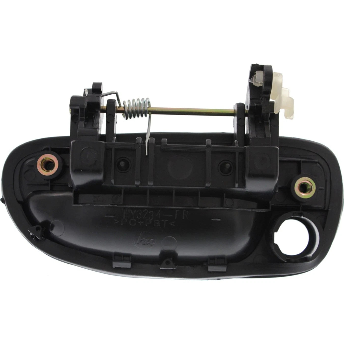 Exterior Door Handle For 2000-2006 Hyundai Accent Set of 2 Front Primed Plastic