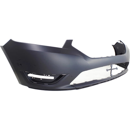 Bumper Cover For 2013-2017 Ford Taurus With Sensor Holes Front Primed CAPA