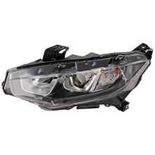 Left Headlight For Honda Civic 2016-2020 Hatchback Sedan Coupe Halogen w/ Bulb
