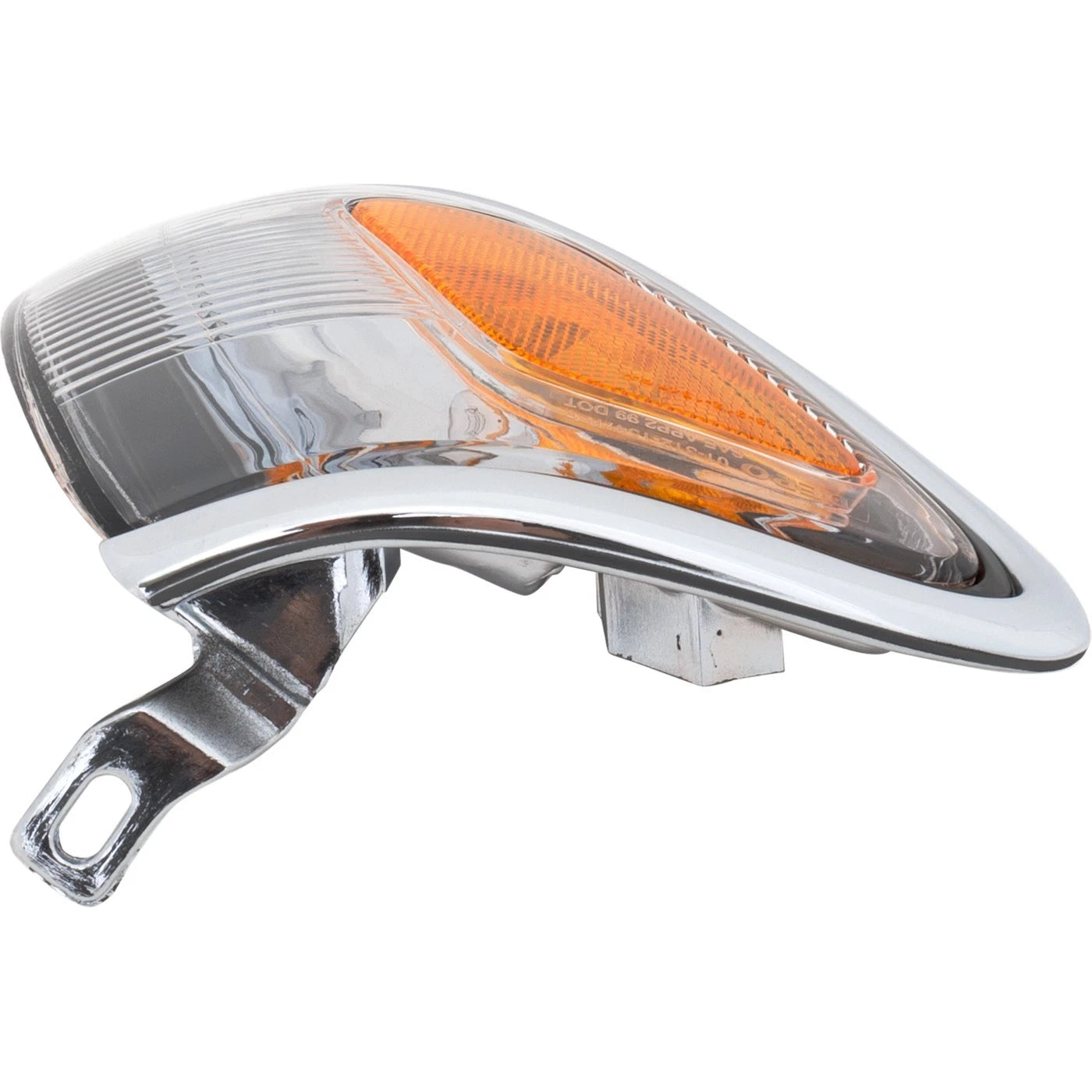 Corner Light For 2001-04 Toyota Tacoma with Bulb and Chrome Trim Passenger Side
