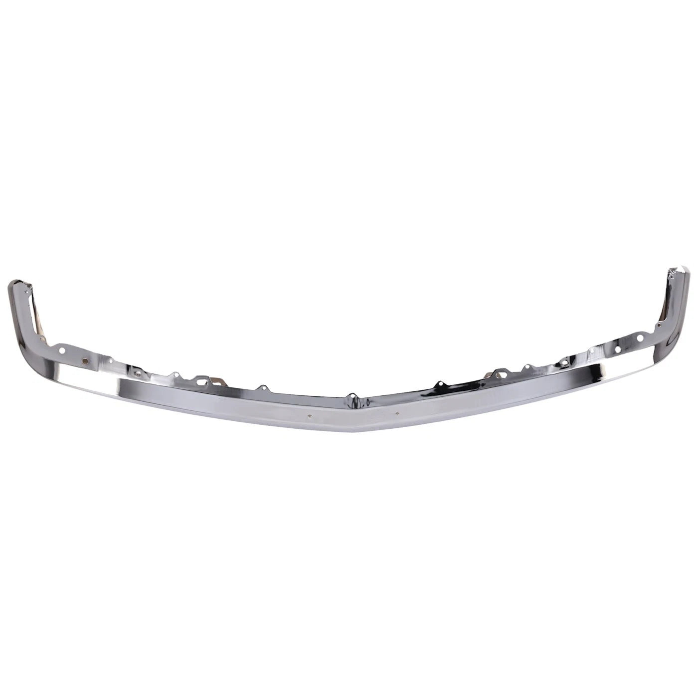 1-Piece Front Bumper For Chevrolet C1500 1988-99 C/K Gas w/ Impact Strip Bright