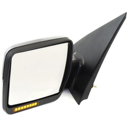 Mirror For 2004-2006 Ford F-150 Driver Side Textured Black Manual Folding Heated