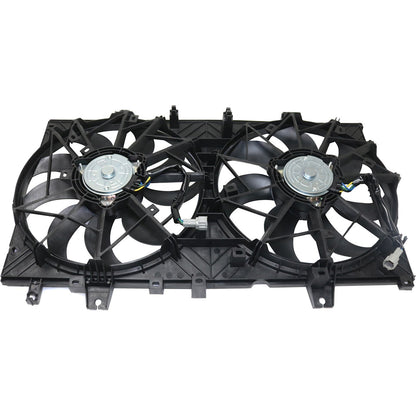 Radiator Cooling Fan Assembly For 2014-2020 Nissan Rogue Dual Fan