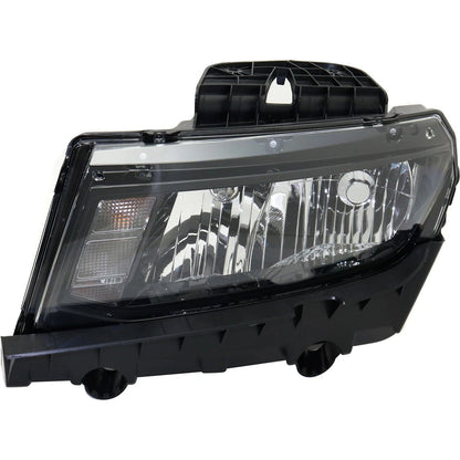 Headlight Set For 2014-2015 Chevrolet Camaro Left and Right With Bulb 2Pc