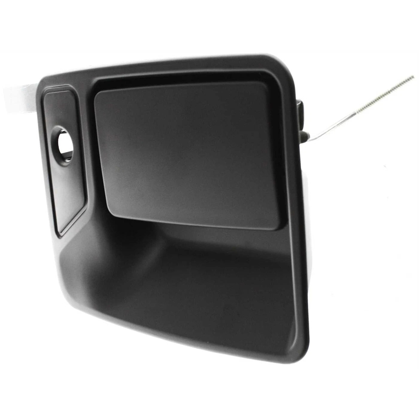 Door Handle Set For 1999-2016 Ford F-250 Super Duty Front Smooth Black 2-Pcs