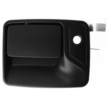 Door Handle Set For 1999-2016 Ford F-250 Super Duty Front Smooth Black 2-Pcs