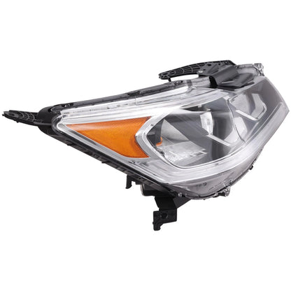Right Side Headlight For Honda Accord 2016-2017 EX EX-L Sedan Halogen w/ LED DRL