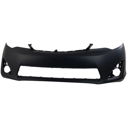 Bumper Cover Kit For 2012-14 Toyota Camry L LE XLE Front w/o Signal Light Holes