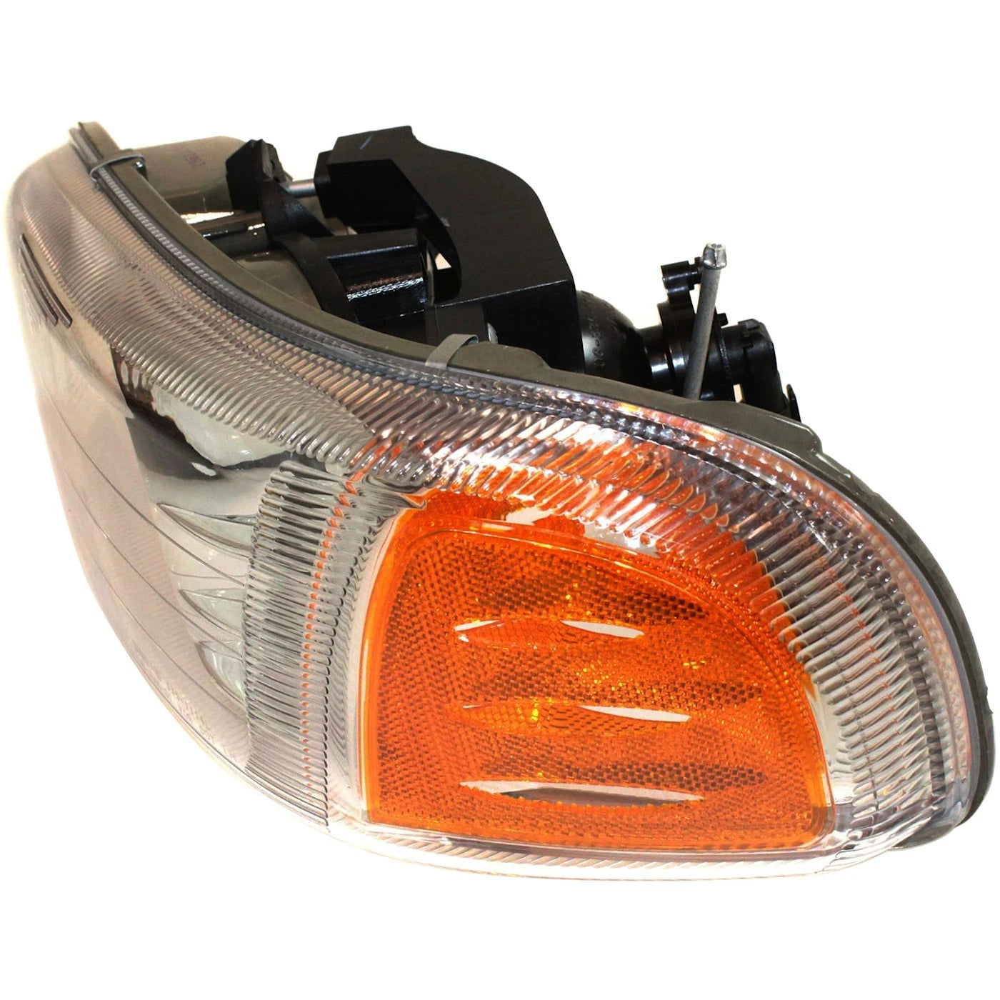 LH & RH Headlights For GMC Sierra 1500 2001-2006 Halogen with Bulbs C3 & Denali